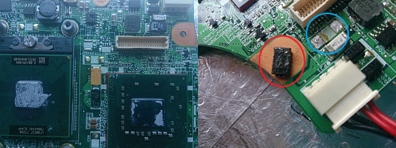 コンデンサ交換